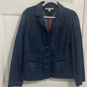 Tommy Hilfiger Women's Dark Blue Jean Jacket